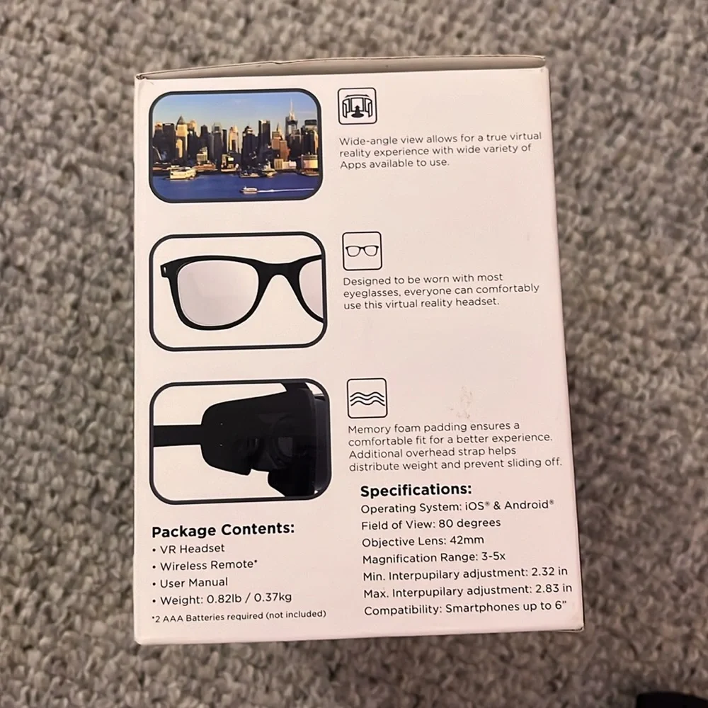 Cynoculars Virtual Reality Headset + Remote